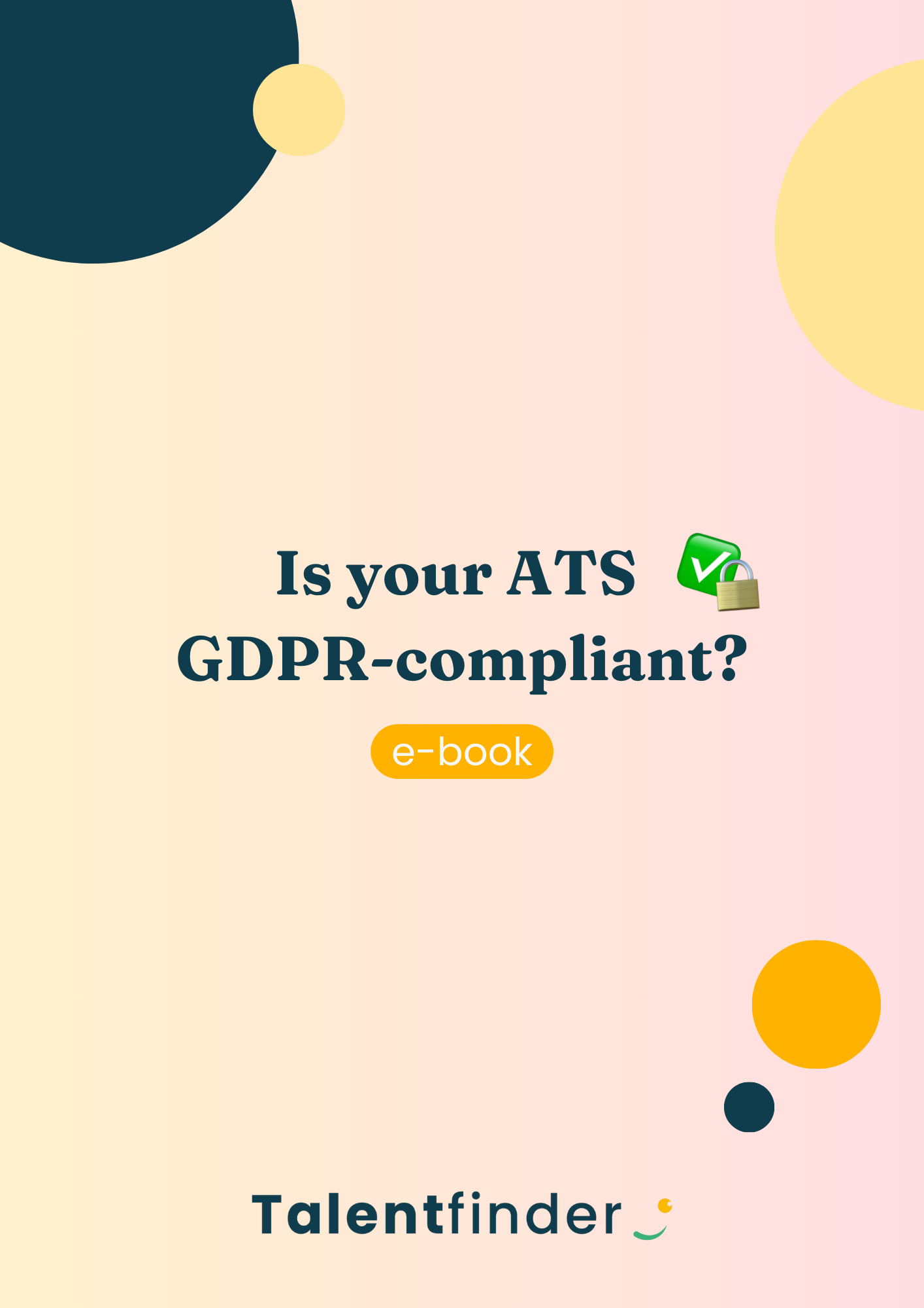 Free e-book: Is your ATS GDPR compliant? - Talentfinder